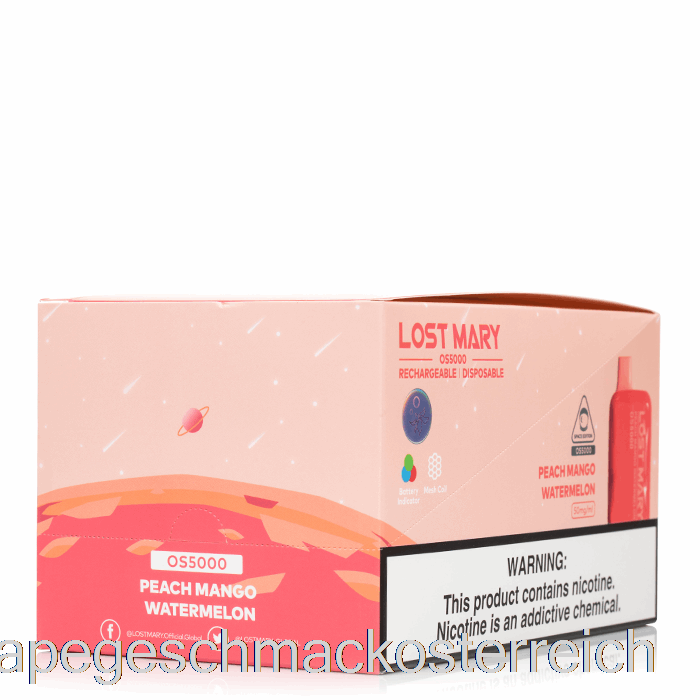 [10er-Pack] Lost Mary OS5000 Einweg-Vape-Geschmack
